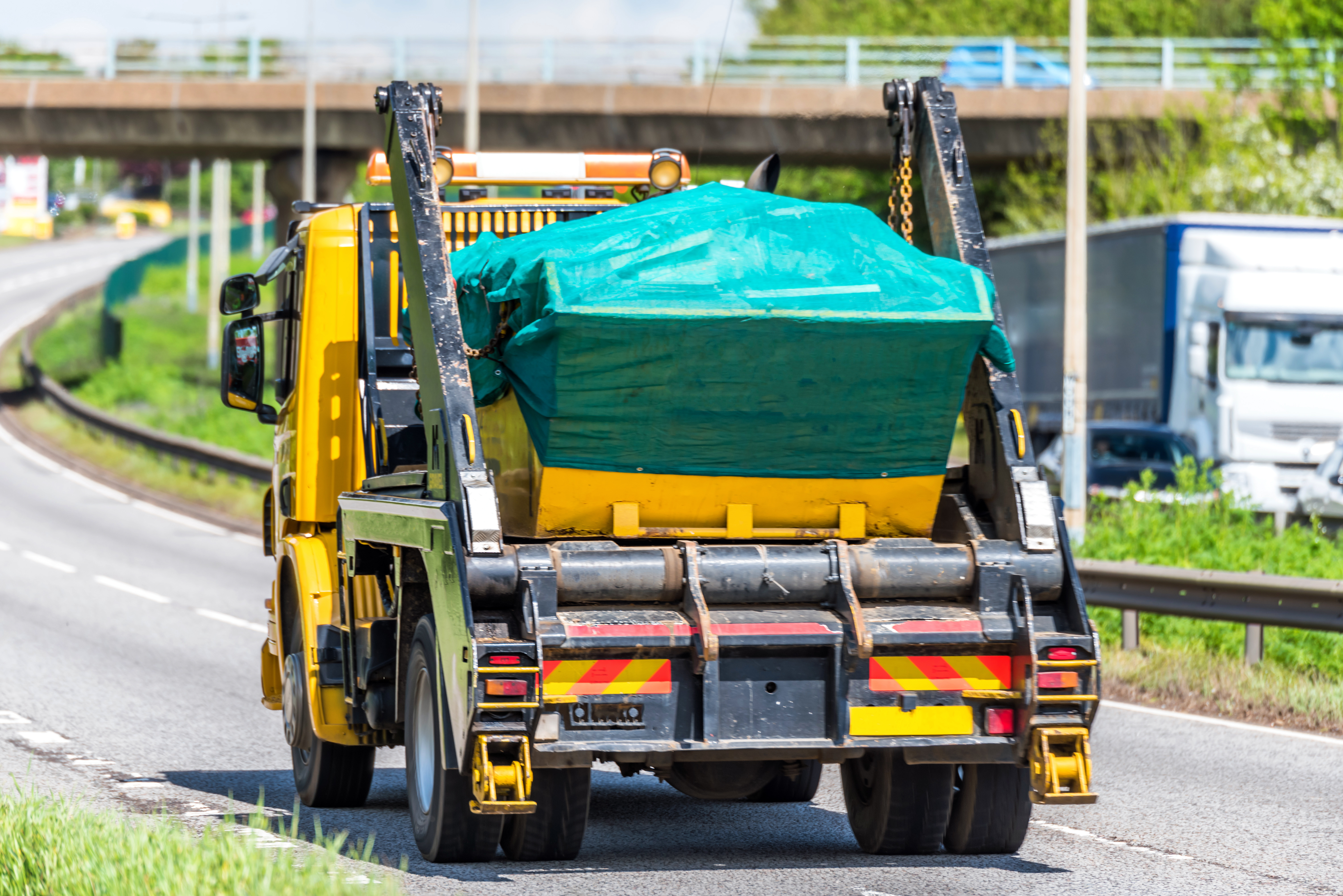 London Skip Lorry